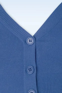 Shela Cropped Vest In Viola Lblauw