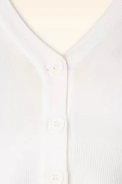 Shela Cropped Vest In Wit