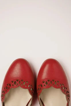 Siena Ballerina Flats In Rood