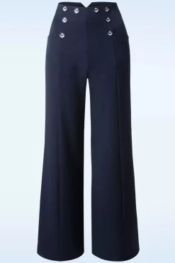 Stay Awhile Broek In Marineblauw