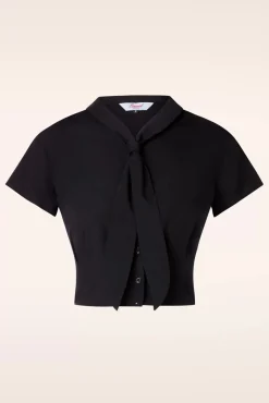 Summer Ahoy Blouse In Zwart