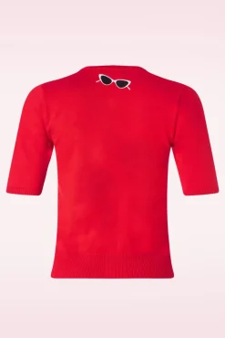 Summer Lovin' Cardigan In Rood