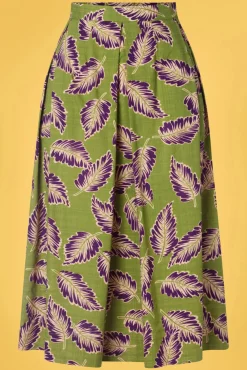 Suzette Dominica Plooirok In Woodbine Groen