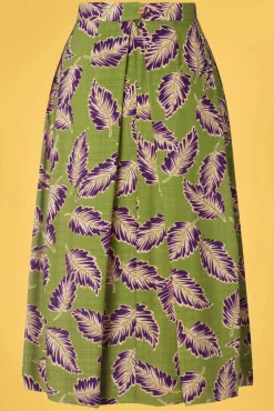 Suzette Dominica Plooirok In Woodbine Groen