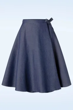 Sweet Sail Wrap Swingrok In Denimblauw
