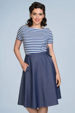 Sweet Sail Wrap Swingrok In Denimblauw