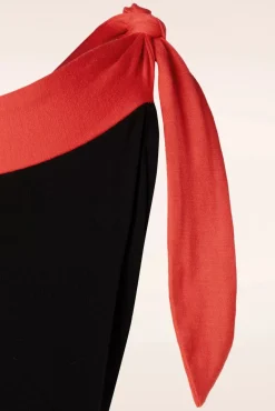 Sweet Summer Top In Zwart En Rood