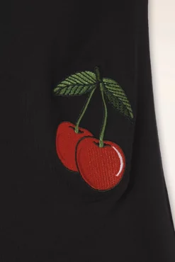 Sweet Summer Top In Zwart En Rood