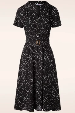 Swingjurk Met Stippen In Zwart