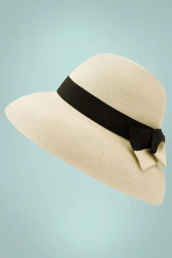 Tara Hoed In Naturel En Zwart