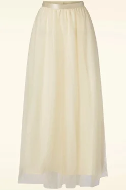 Taylor Tule Rok In Gebroken Wit