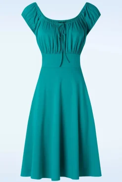 Tessy Swing Jurk In Turquoise
