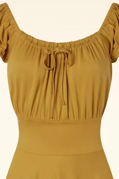 Tessy Swingjurk In Mosterdgeel