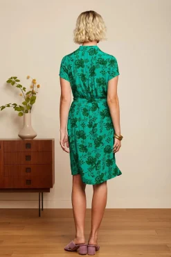 Tex Jurk Coralie In Aqua Groen