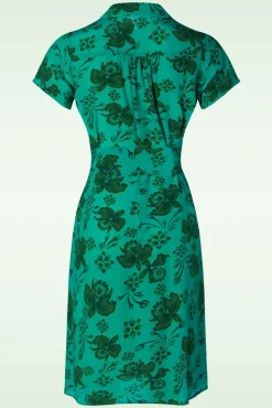 Tex Jurk Coralie In Aqua Groen