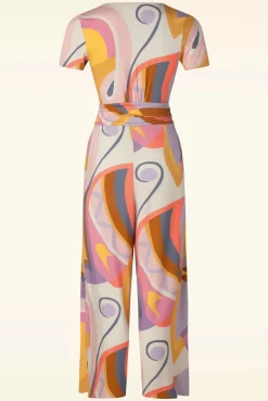 Thalia Jumpsuit In Sixties Lavendel