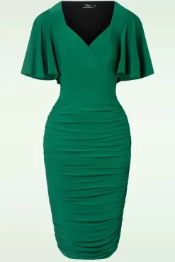 The Eugenie Vlinderpenciljurk In Groen