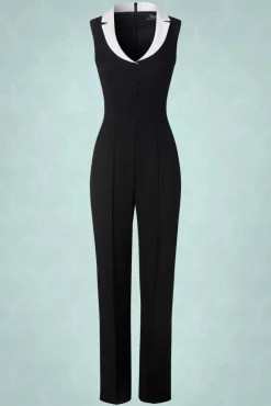 The Luchia Jumpsuit In Zwart