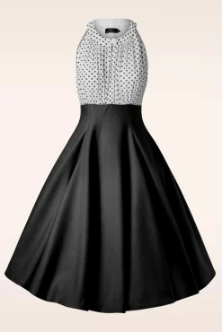 The Maria Grazia Swing Jurk In Zwart En Wit