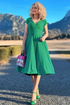 The Marilyn Swing Jurk In Seafoam Groen