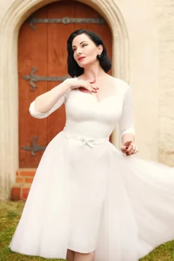 The Patrizia Pencil Jurk In Wit