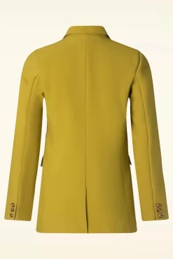 Tina Simonet Blazer In Sulphur Geel