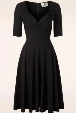 Trixie Doll Swing Jurk In Zwart