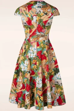 Tropic Dreamer Jurk In Blauw