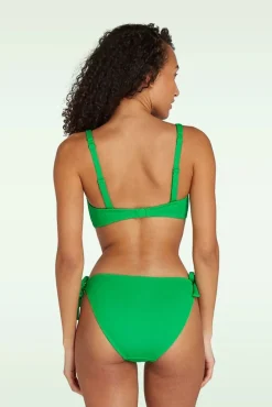 Twisted Bikinitop In Bright Green Relief
