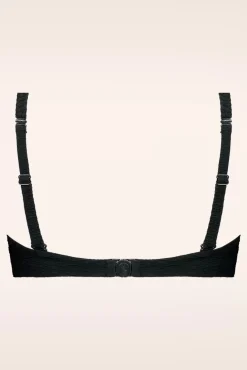 Twisted Bikinitop In Zwart Snake