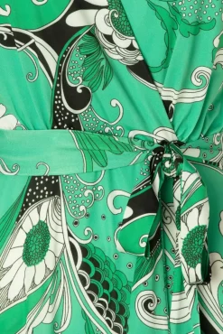 Valerie Maxi Jurk In Groen