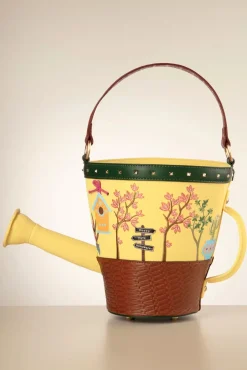 Vendula Garden Centre Watering Can Handtas In Geel