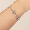 Victorian Filigraan Armband In Zilver En Glas