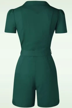Viola Playsuit In Donker Groen