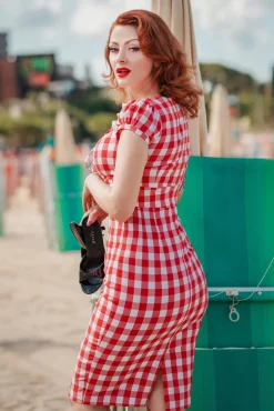 Virginia Penciljurk In Rood En Wit Gingham