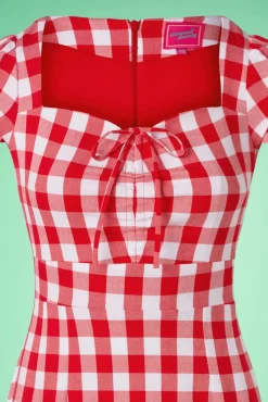 Virginia Penciljurk In Rood En Wit Gingham