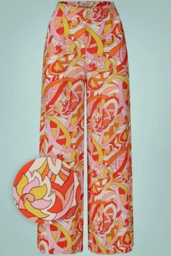 Winona Wijde Broek In Oranje