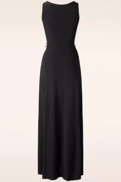 Zoe Maxi Jurk In Zwart